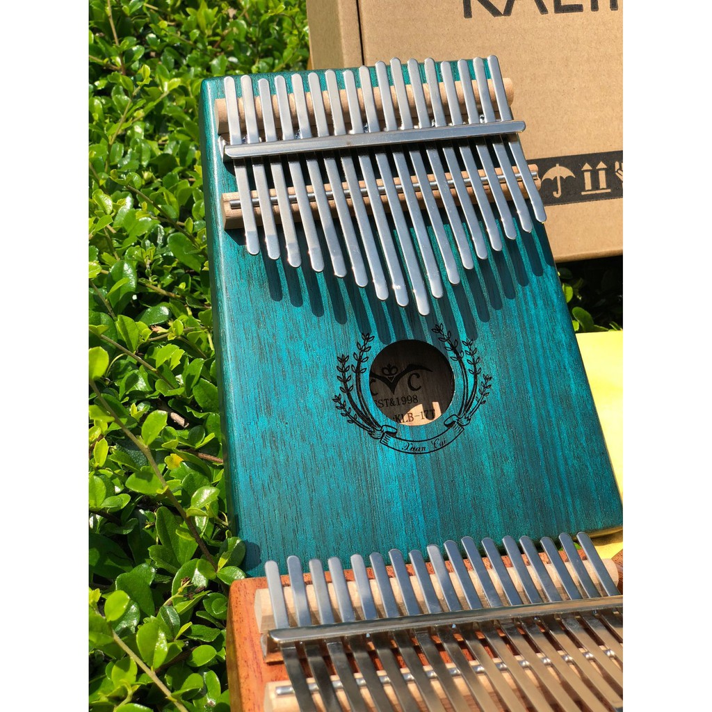 ĐÀN KALIMBA 17 PHÍM XANH ĐẬM