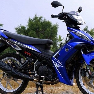 Tem rời yamaha exciter 2010 đen xanh gp - tem chuẩn hình