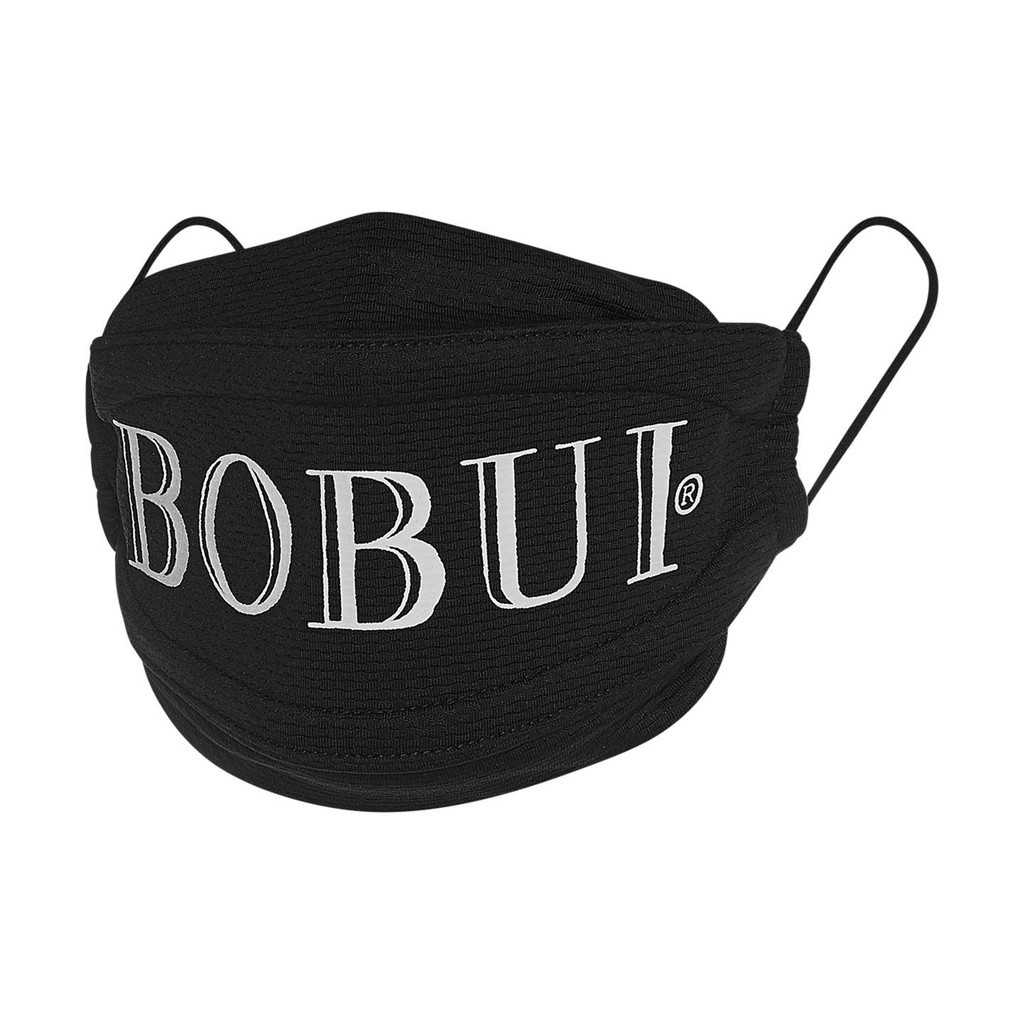 Khẩu trang mask BOBUI logo màu đen