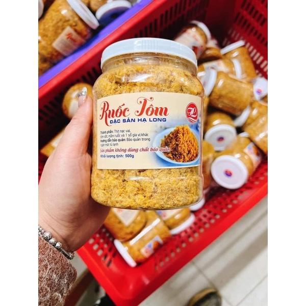 1kg 2 hộp ruốc tôm Hạ Long cam kết ngon