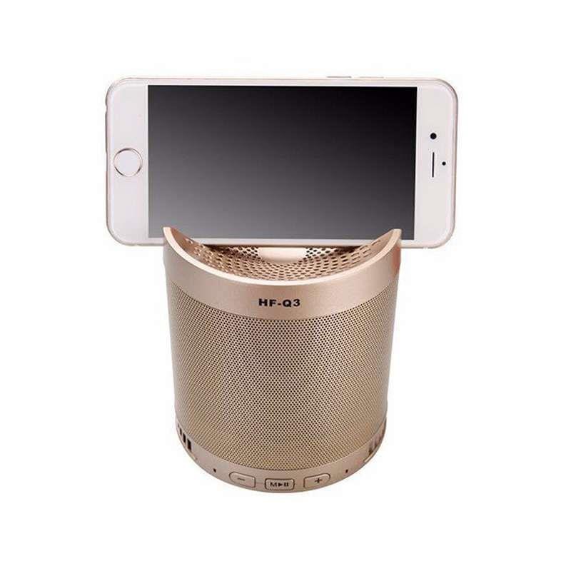 (FreeShip 150k) LOA BLUETOOTH HF-Q3 -XQ3 ÂM THANH HIFI CỰC CHẤT TÍCH HỢP ĐẾ ĐỠ ĐIỆN THOẠI