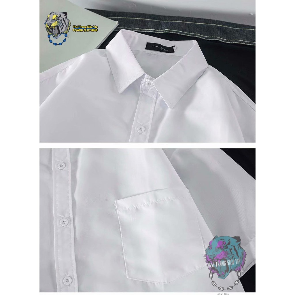 Áo Sơ Mi Phong Cách Hàn Quốc Ngắn Tay Dễ Phối Đồ | Sản Phẩm Mới Năm 2021 | BigBuy360 - bigbuy360.vn