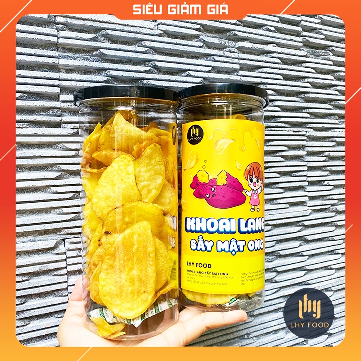 Khoai lang sấy mật ong pet🍟FREESHIP🍟200Gam LHYFOOD thơm giòn đặc biệt, món ăn kiêng