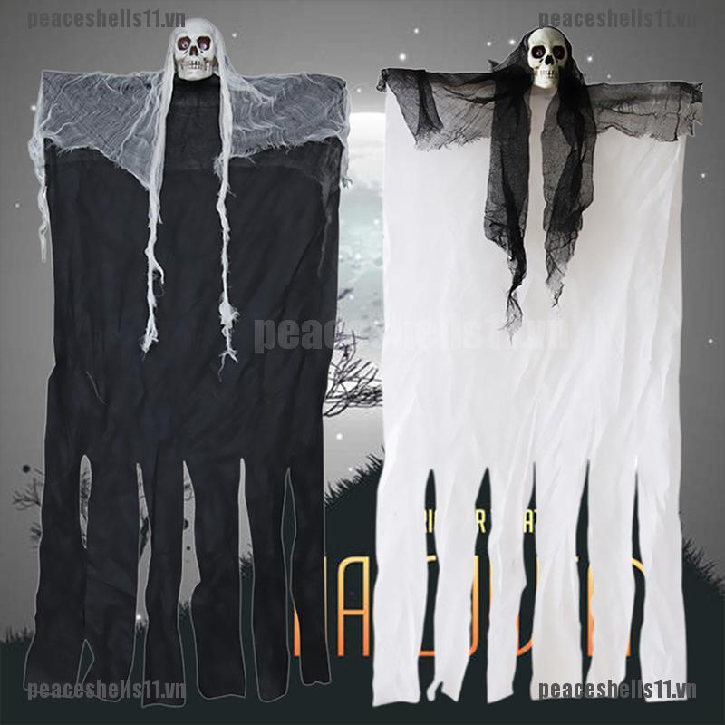 Bộ Xương Trắng Đen Treo Trang Trí Halloween 2020 100cm