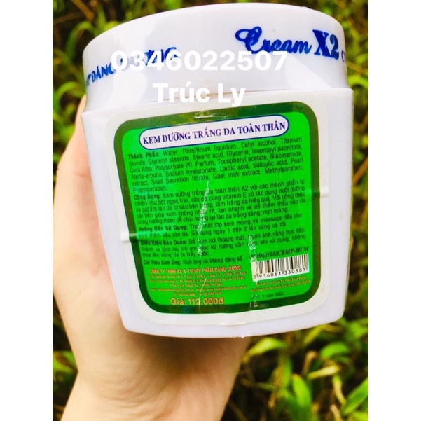 Kem X2 trắng da toàn thân hộp 80gram Chính hãng