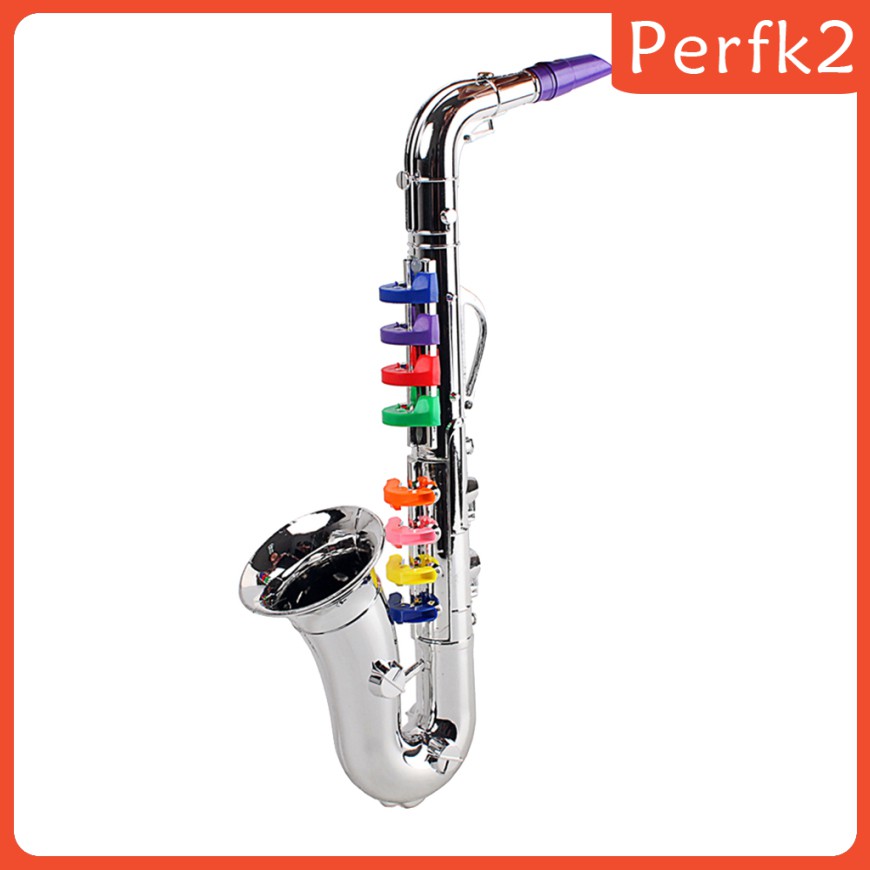 Bộ Kèn Saxophone Mini Perfk2 Gồm 8 Nốt Âm Nhạc Dành Cho Trẻ Em