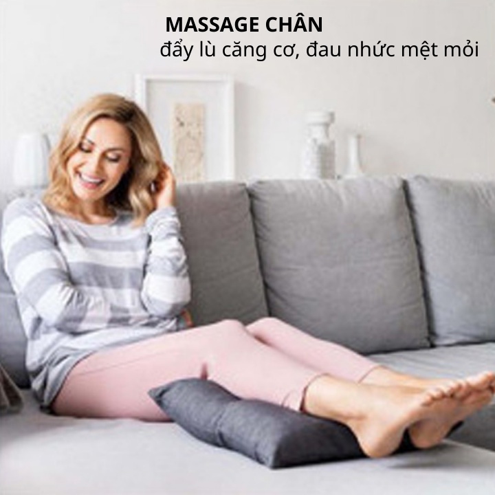 Gối massage hồng ngoại Beurer MG135, massage cổ vai gáy nhẹ nhàng hiệu quả, đẩy lùi căng cơ đau nhức mệt mỏi