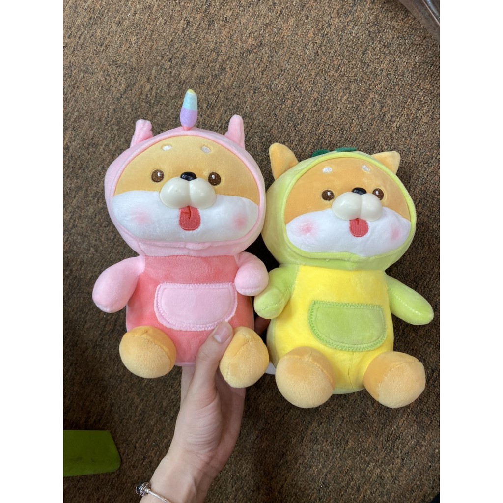 Gấu bông chó shiba cosplay dễ thương kích thước 20cm NEOCI