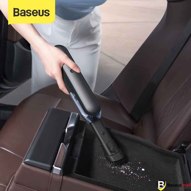 [Mã ELHA22 giảm 6% đơn 300K] Baseus -BaseusMall VN Máy hút bụi ô tô Baseus A1 Blue Sky Black