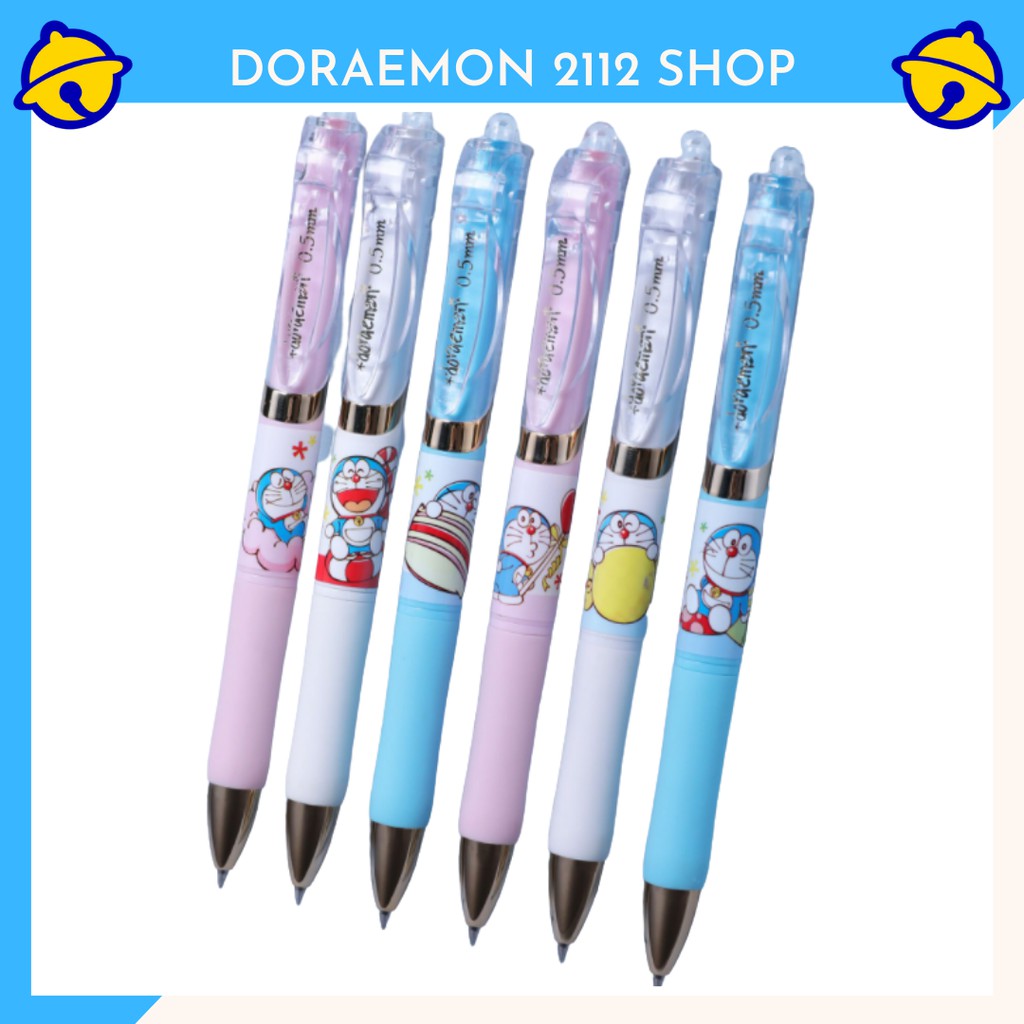 Bút bi Doraemon dễ thương mực đen ngòi bút 0.5mm