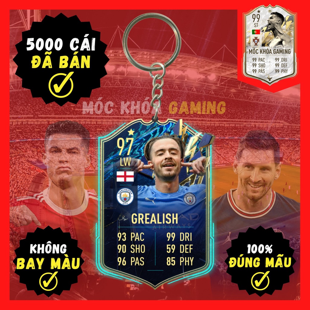 Móc Khóa Jack Grealish TOTS 22