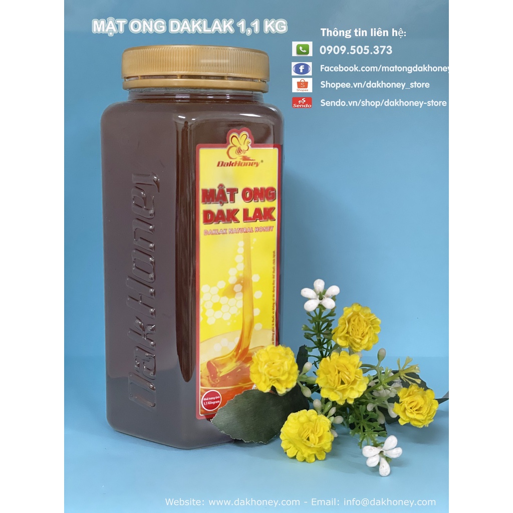 Mật Ong DakLak - DakHoney 1,1kg