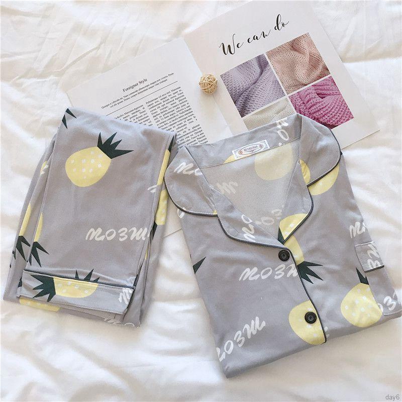 Bộ pijama nữ kẻ sọc in hình thỏ dễ thương