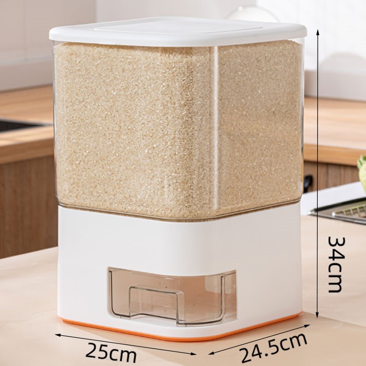 Thùng đựng gạo + đựng ngũ cốc Meizhufu  cao cấp dành cho mọi gia đình Hộp chứa gạo đa năng dung tích lớn
