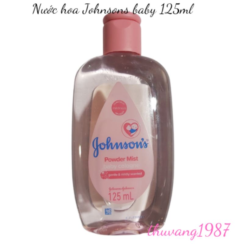 Nước hoa Johnson’s baby nhẹ dịu 125ml