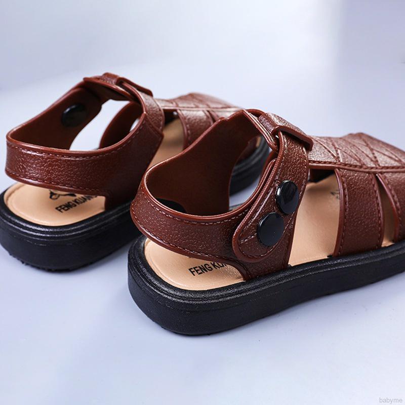 Sandal đế mềm màu trơn thời trang đi biển cho bé