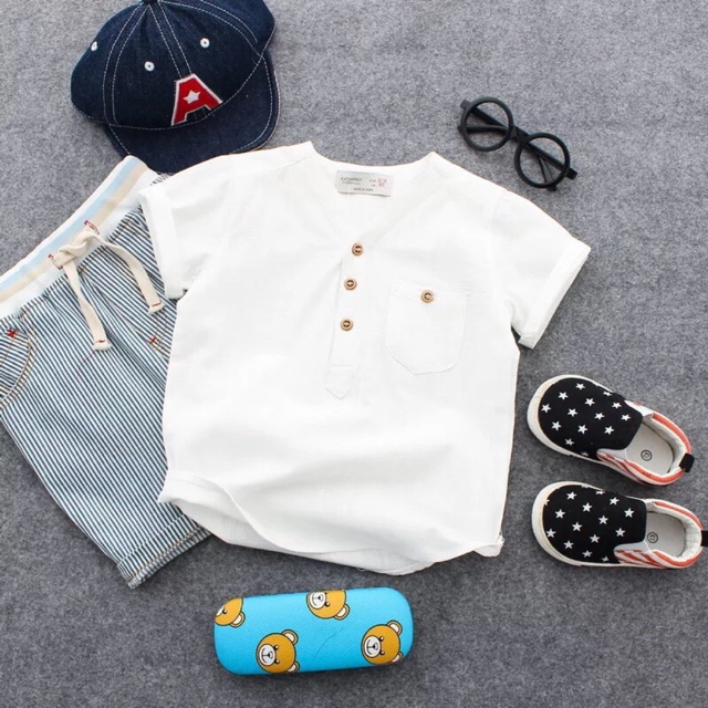 Áo sơ mi cho bé trai