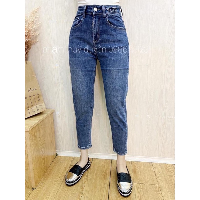 Quần baggy nữ , quần jean nữ bigsize 62-90kg vải jean co giãn 4 chiều