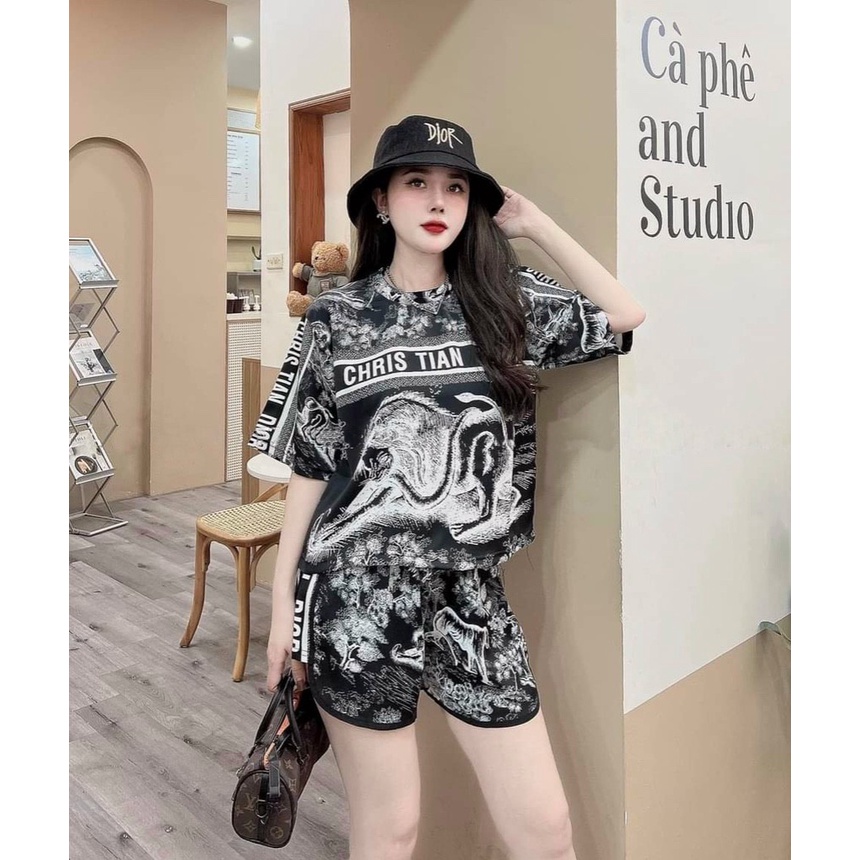BỘ SHORT IN THÊU 3D CAO CẤP TT025 _HÀNG XUẤT NHẬT-HÀN