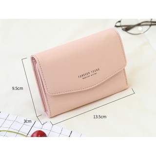 Combo ví nữ Forever Young bì thư và ví silicon cute