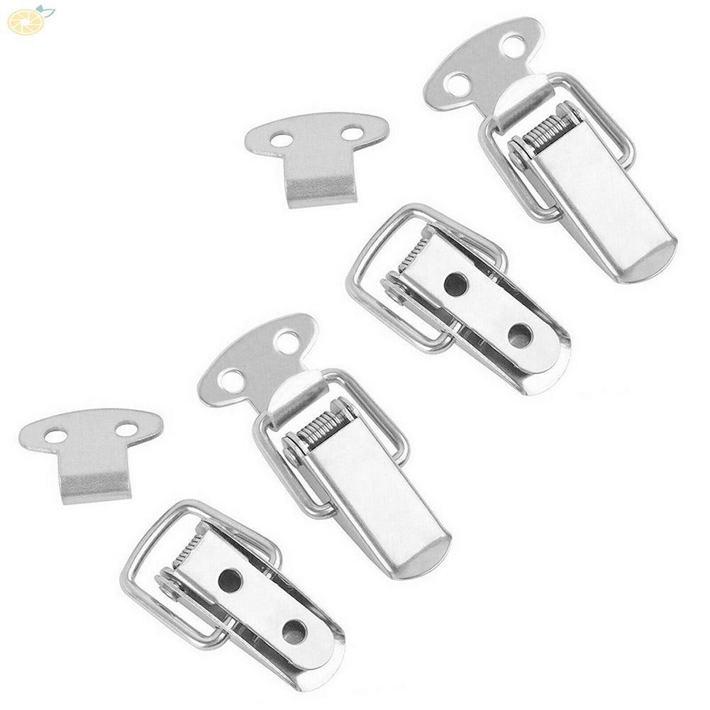 【VARSTR】48PCS Stainless Steel Toggle Latch Catch Clamp Spring Loading Case Buckle Clip Qwoznz RzrkLJSi zKVvlz