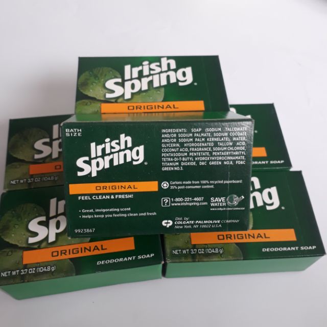 Xà bông cục Irish Spring 113g