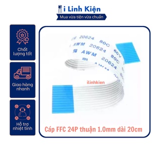 Cáp ffc 24p thuận 1.0mm dài 20cm loại 1