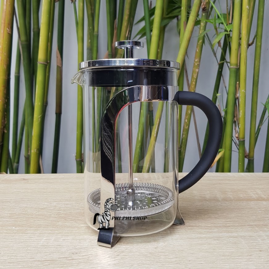 Bình pha cafe Pháp Lock&amp;Lock French Press ,bình pha trà dung tích 800ml LLG019 Phin pha cà phê