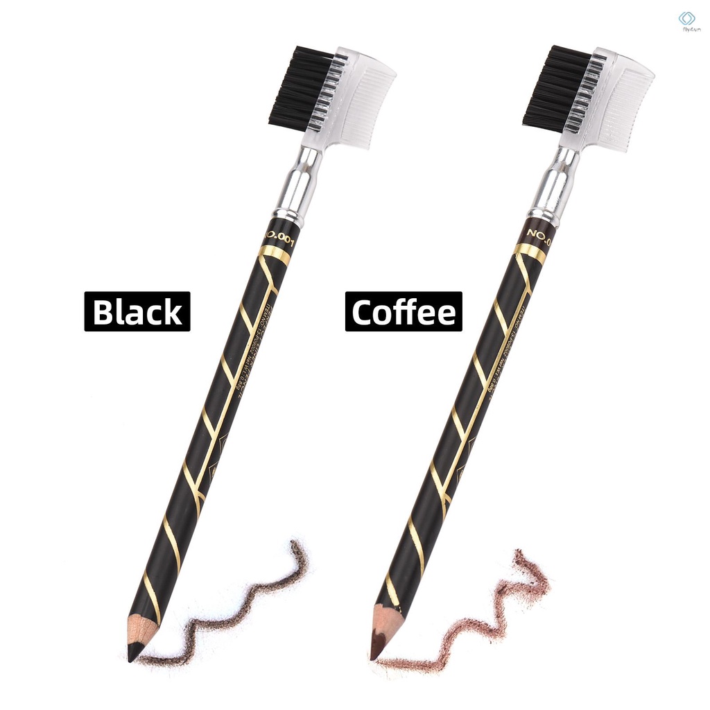 Bút chì kẻ lông mày 2 trong 1 màu sắc chống nước chống mồ hôi lâu trôi kèm đồ chuốt
 | BigBuy360 - bigbuy360.vn