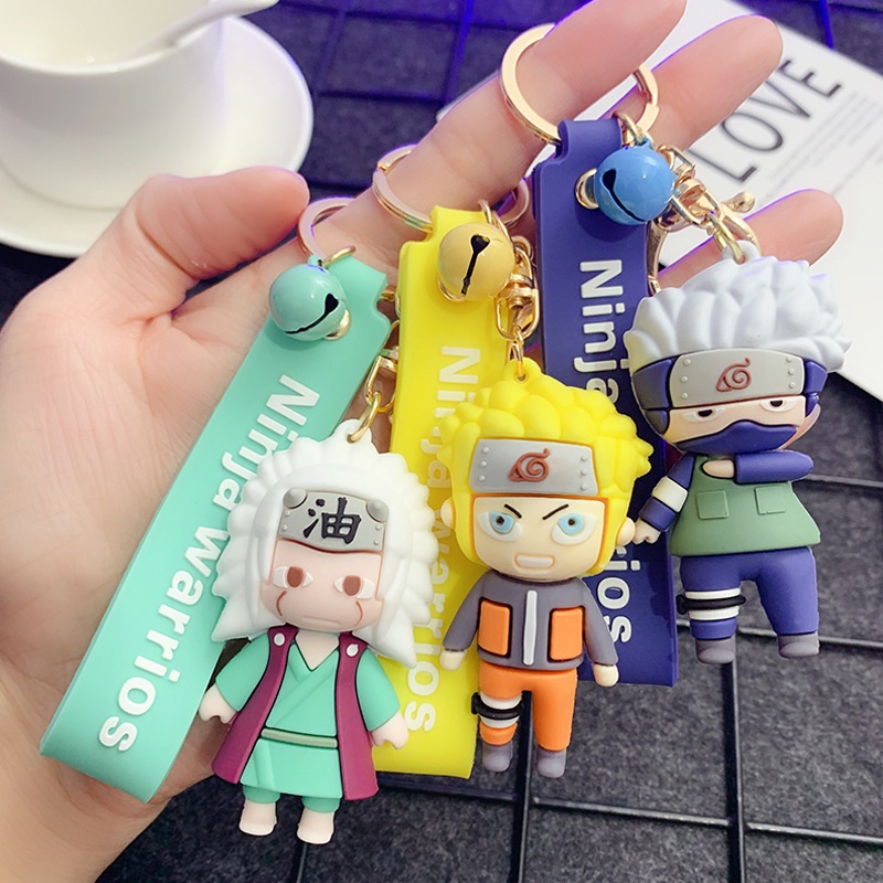 Móc khóa xe máy ô tô balo cute nhân vật Naruto siêu ngầu - phụ kiện và móc khóa Lera - quà tặng cho teen