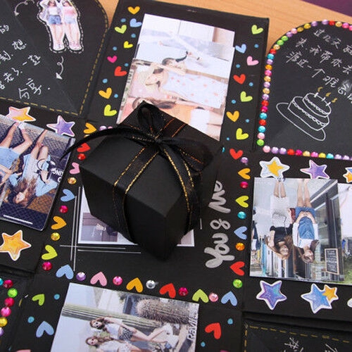Hộp album ảnh bùng nổ DIY làm quà tặng bất ngờ