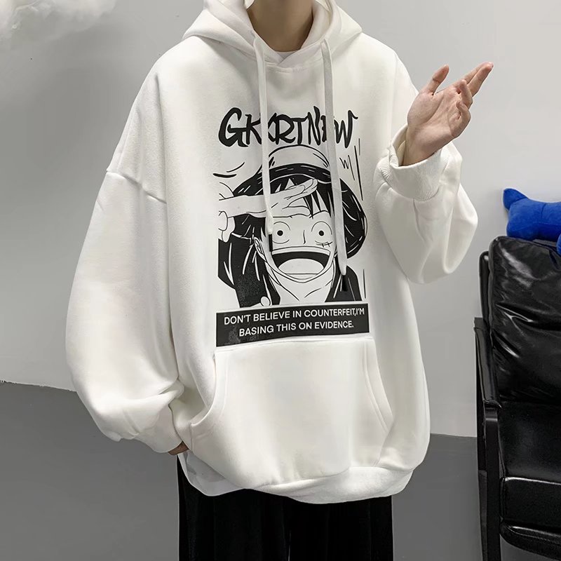 🔥Nhanh lên từ Thái Lan🔥Áo hoodie Tay Dài In Chữ Tiếng Anh Thời Trang Cho Nam