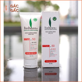 Kem Chống Nắng Vật Lý Lúa Mạch Hữu Cơ Linhcen [50G]
