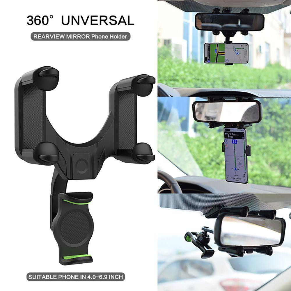 Giá Đỡ Điện Thoại Gắn Gương Chiếu Hậu Xoay 360 Độ Tiện Dụng° Giá Đỡ Điện Thoại Hình Chuột Thông Minh Tiện Dụng Cho Xe Hơi