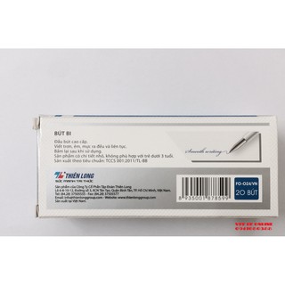 Combo 20 chiếc bút bi thiên long FO-024