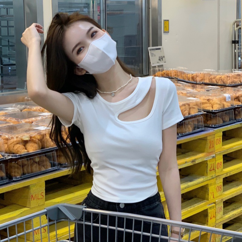 Áo Thun NgắN Tay DáNg NgắN ThờI Trang Cho Nữ JL-TX-369