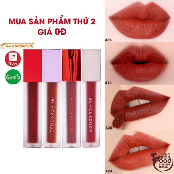 [A1- A20] Son Kem Lì Hàn Quốc Black Rouge Air Fit Velvet Tint 4.5g