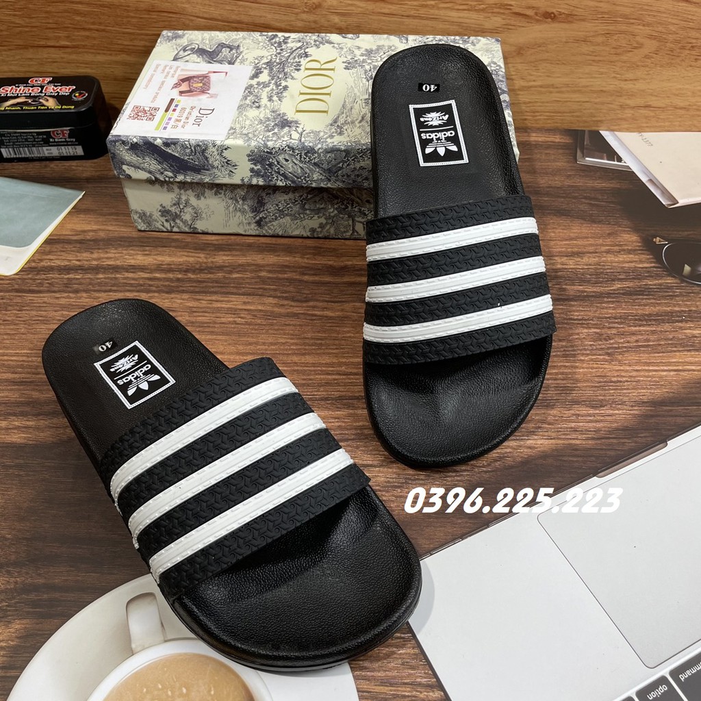 Dép Quai Ngang  ❤️FREESHIP❤️ Dép đôi 3 màu cho nam và nữ đế cao su êm chân thời trang