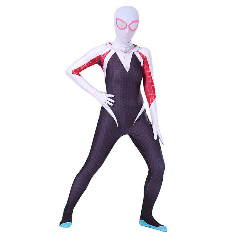 Gwen Bộ Áo Liền Quần Hóa Trang Venom Cho Bé Gái Lễ Halloween Zentai