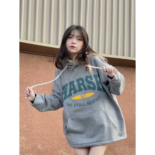 Áo hoodie nỉ bông HARSH unisex nam nữ | WebRaoVat - webraovat.net.vn