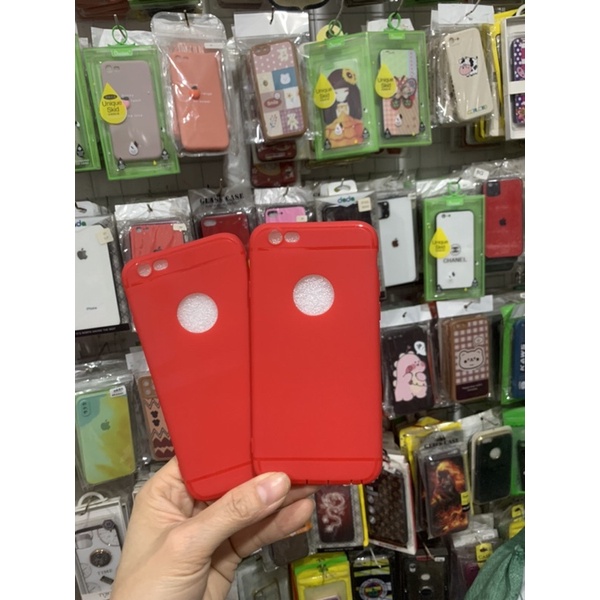 ốp dẻo đỏ iphone 6 , 6s (4.7 inch)