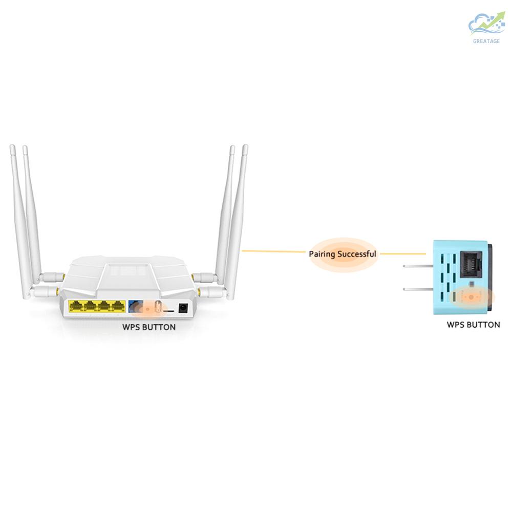 Mới Thiết Bị Khuếch Đại Tín Hiệu Wifi Không Dây 802.11n Phích Cắm Us 300m | BigBuy360 - bigbuy360.vn