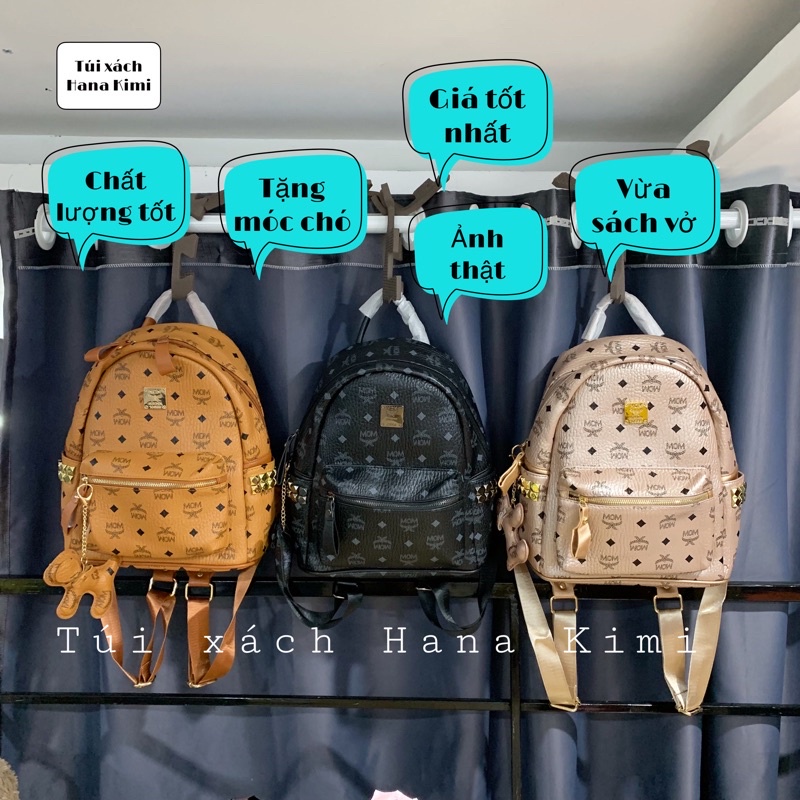 ( ẢNH THẬT ) Balo da Mcm size 30 ( 30x25x14cm) - Hàng nhập khẩu