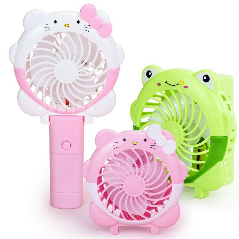 PVN25511 Quạt tích điện mini cầm tay hoạt hình không có đèn để bàn cẩm tay đều được T2 .