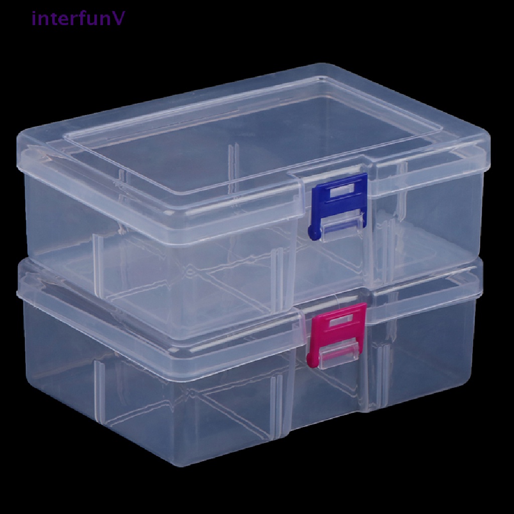 Hộp Nhựa Trong Suốt Đựng Ốc Vít Dụng Cụ May Vá Tiện Dụng