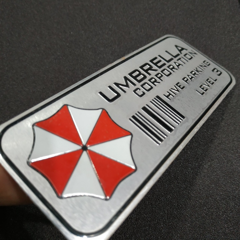 Tem nhôm Umbrella hive parking level 3 - 11x4.5cm
