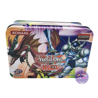 Hộp đồ chơi bài Yugioh bằng sắt 42 lá tiếng Anh