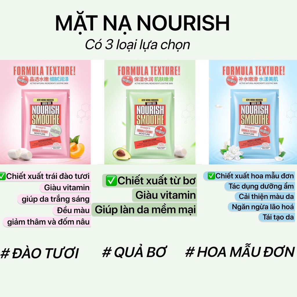 MẶT NẠ COMBO 20 MASK DƯỠNG DA NỘI ĐỊA TRUNG