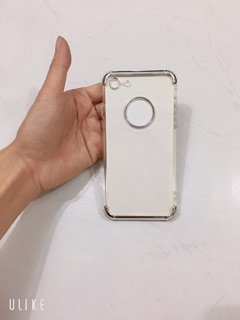 Ốp chống sốc iphone 7,7plus viền trắng