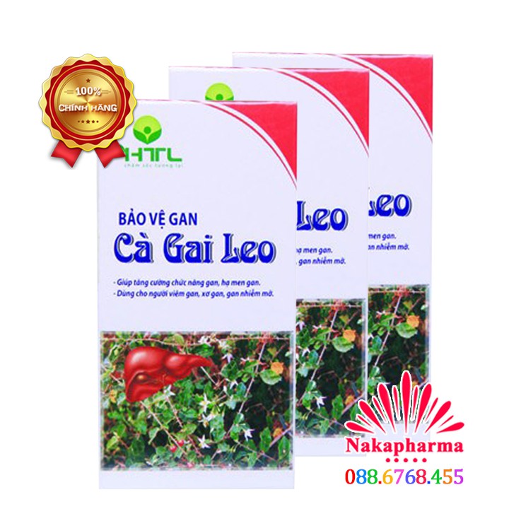 Bảo Vệ Gan Cà Gai Leo HTL - Giúp mát gan, giải độc gan, hạ men gan, ngừa viêm gan, xơ gan do hóa chất độc hại